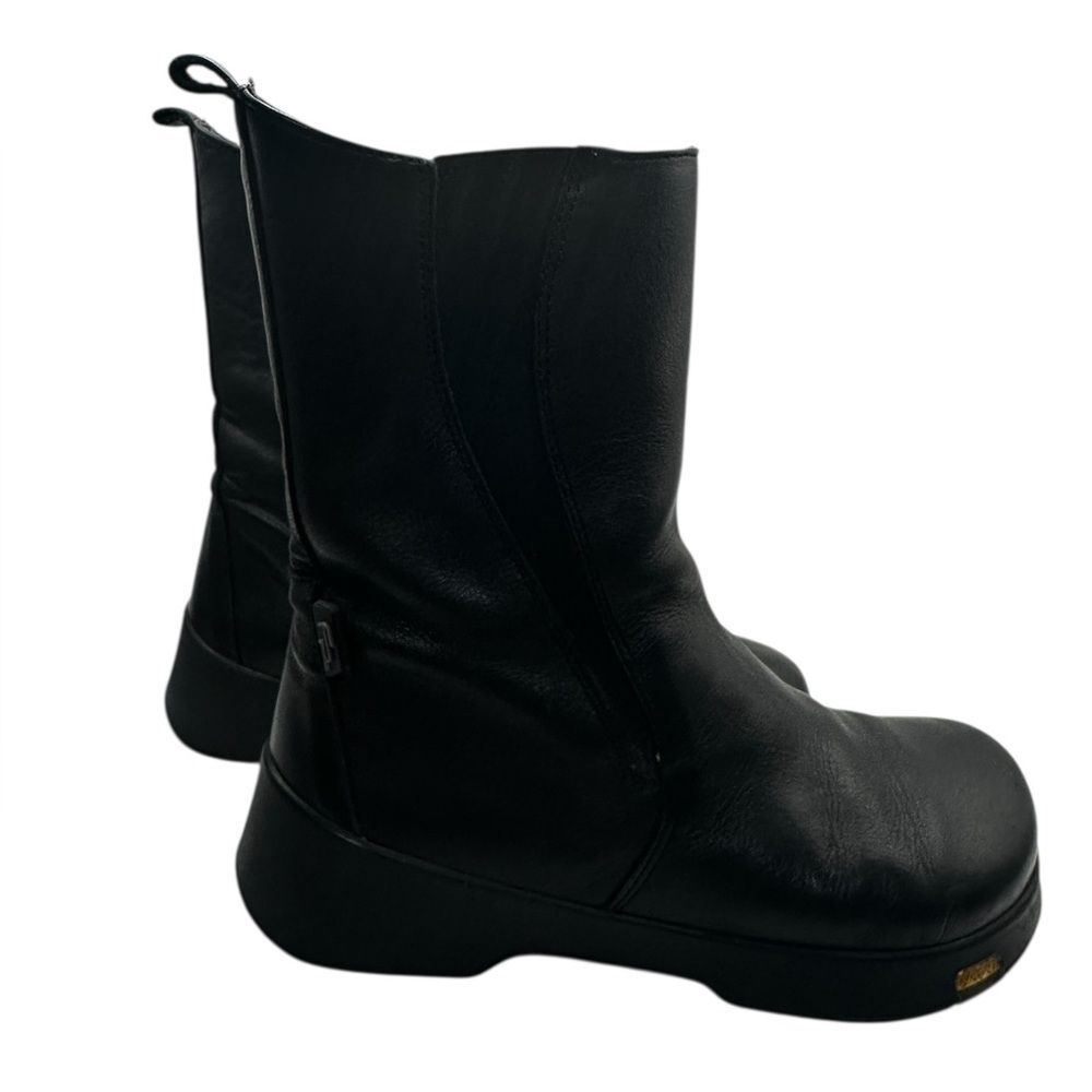 Footprints by Birkenstock Architect Black Leather Mid-Calf Boots Womens EU 36 - Picture 2 of 10